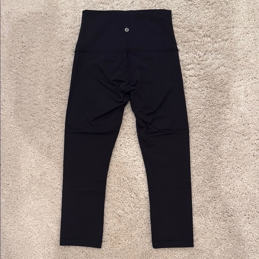 Lululemon Athletica Align High Rise 23” Black Leggings Sleek Design